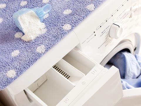 Washing machine soap drawer